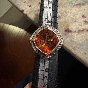 Lab azotic topaz Gemstone Ring